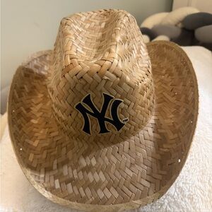 NY Logo Straw Cowboy Hat